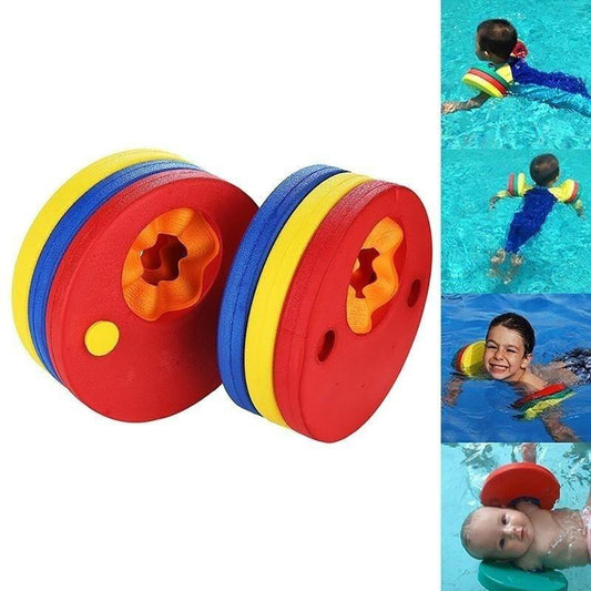 Inflation-free Float Discs EVA Swim Arm Band Kids Swimming Practice Accessories