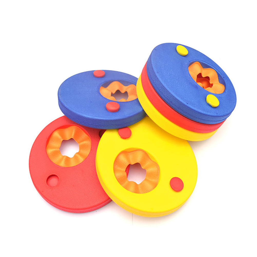 Inflation-free Float Discs EVA Swim Arm Band Kids Swimming Practice Accessories