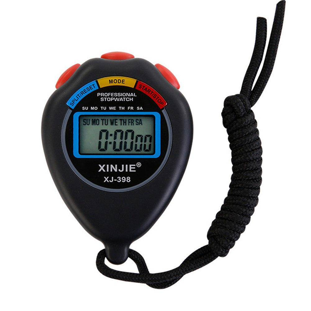 Stopwatch LCD Digital Professional Chronograph Timer Counter Sports Gym Tool