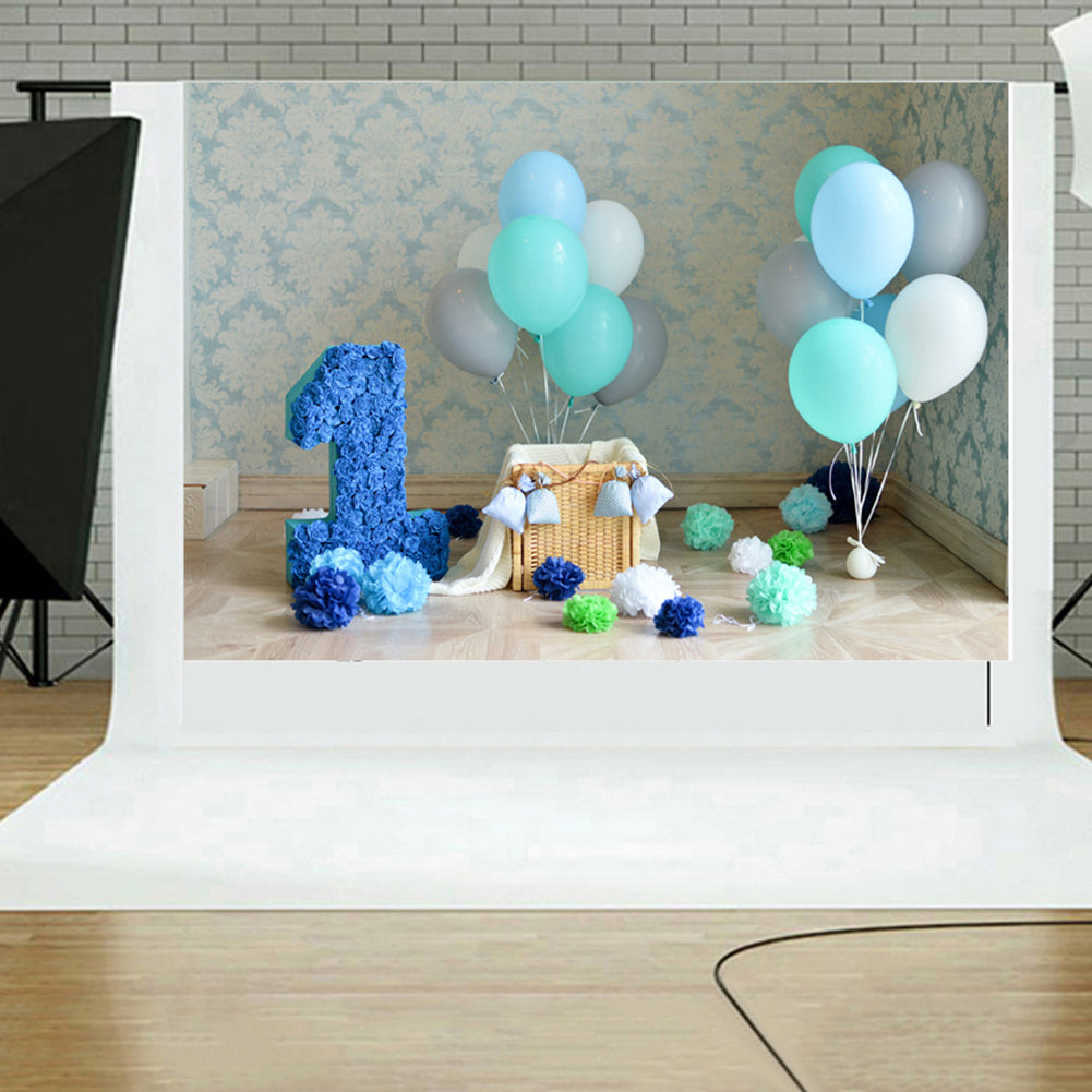 Kids Christmas Balloon Background Cloth Photo Studio Photography Backdrops Props