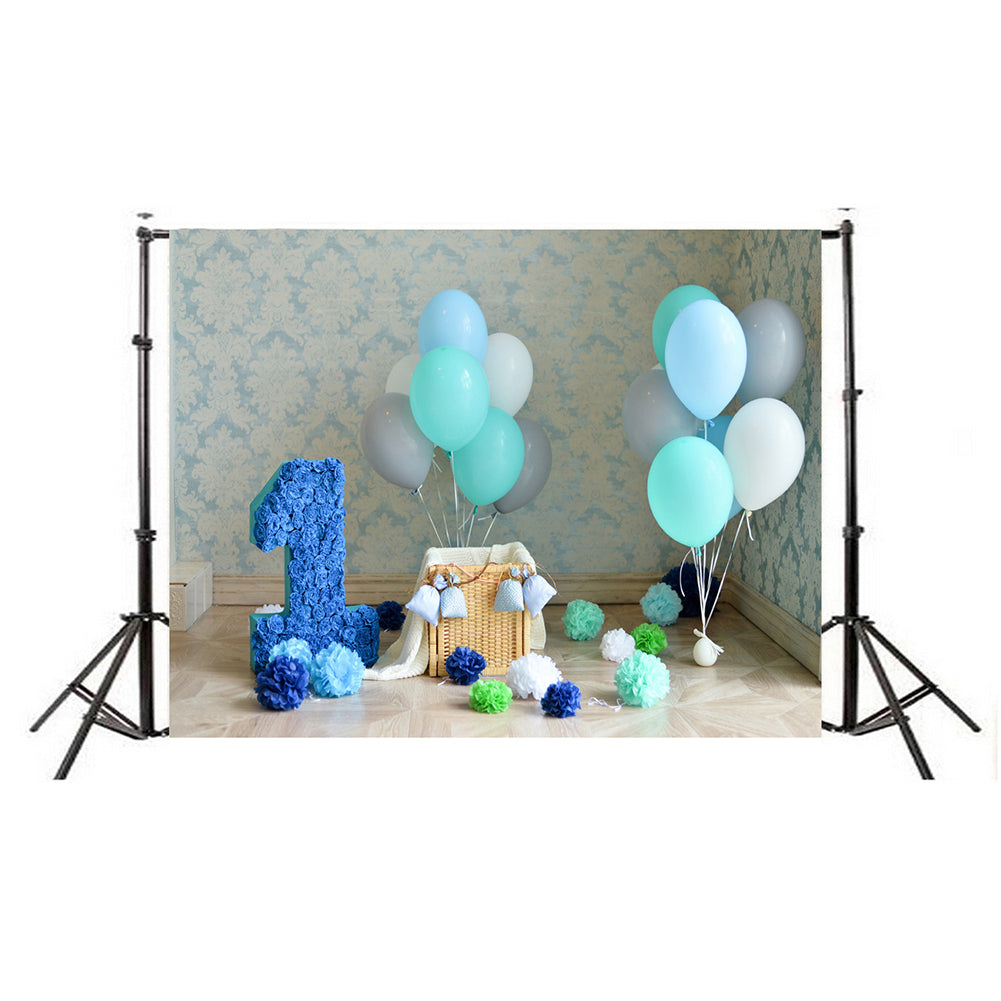 Kids Christmas Balloon Background Cloth Photo Studio Photography Backdrops Props