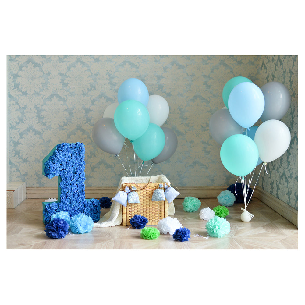 Kids Christmas Balloon Background Cloth Photo Studio Photography Backdrops Props