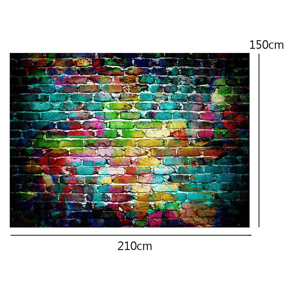 Graffiti Brick Wall Photo Studio Props Background Cloth Photography Backdrop