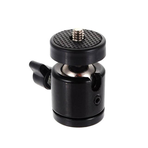 Black Mini 1/4inch 360 Swivel Ball Head Screw for Camera Tripod DSLR Monopod