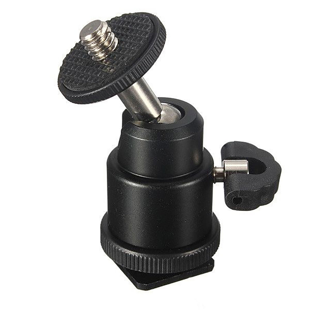 Mini Cradle Ball Head Holder with Lock Camera Tripod LED Light Bracket Mount