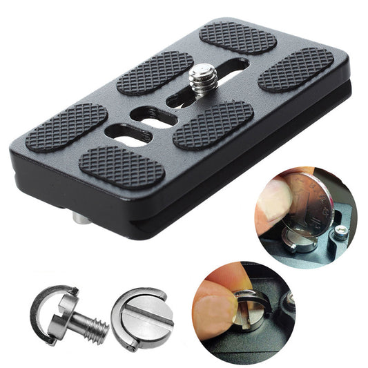 PU-70 Quick Release Plate Bracket 1/4 Inch Screw for Benro Arca Swiss QR K3E4