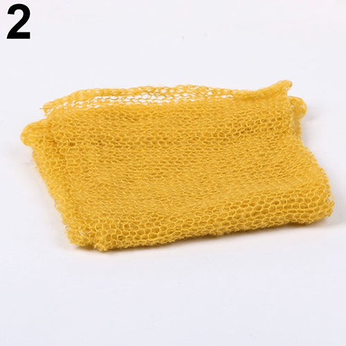 Newborn Baby Boy Girl Faux Mohair Wrap Knit Photography Prop Baby Photo Prop