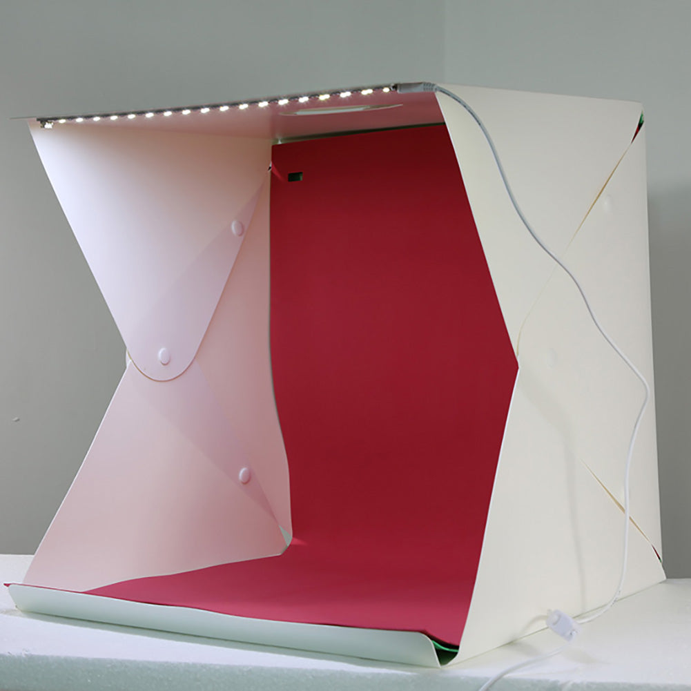 Mini Foldable Buckle LED Photo Taking Soft Light Studio Box Photography Props