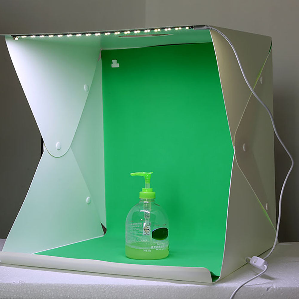 Mini Foldable Buckle LED Photo Taking Soft Light Studio Box Photography Props