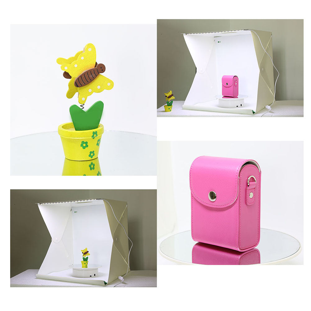 Mini Foldable Buckle LED Photo Taking Soft Light Studio Box Photography Props