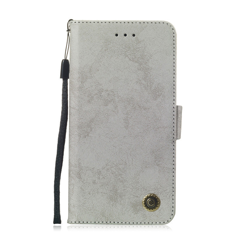 For iPhone 5S SE Case Flip Stand Wallet Retro PU Leather Cover design Mobile Phone Bags With Card slot function