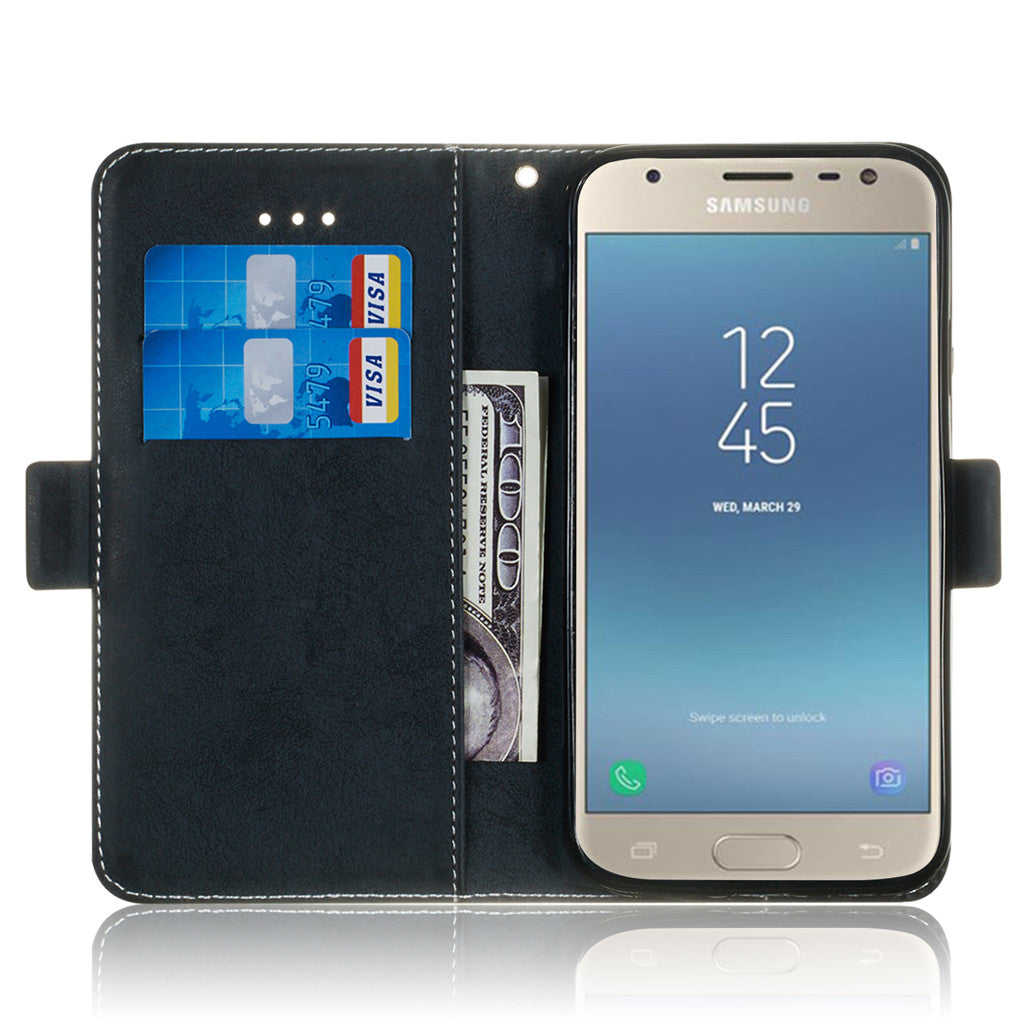 For Samsung Galaxy J730 J7 2017 European version Case Flip Stand Wallet Retro Leather Cover design With Card slot function