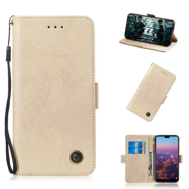 For Huawei P20 Lite/Nova 3E Case Flip Stand Wallet Retro Leather Cover design Mobile Phone Bag Card slot For Huawei P20 P20 Pro