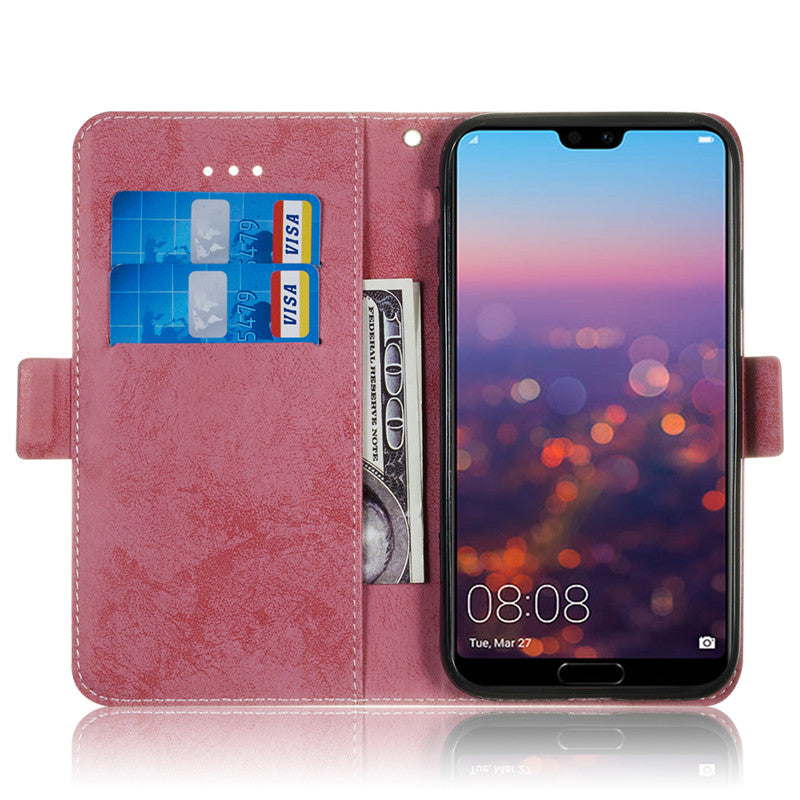 For Huawei P20 Lite/Nova 3E Case Flip Stand Wallet Retro Leather Cover design Mobile Phone Bag Card slot For Huawei P20 P20 Pro