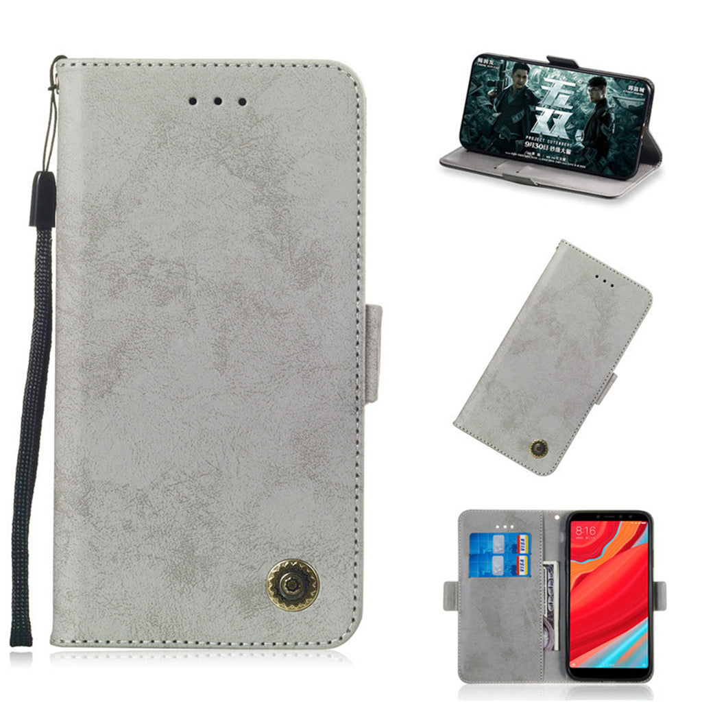 For Xiaomi Redmi S2 Case Flip Stand Wallet Retro Leather Cover design Mobile Phone Bags Card slot function For Xiaomi Redmi Y2