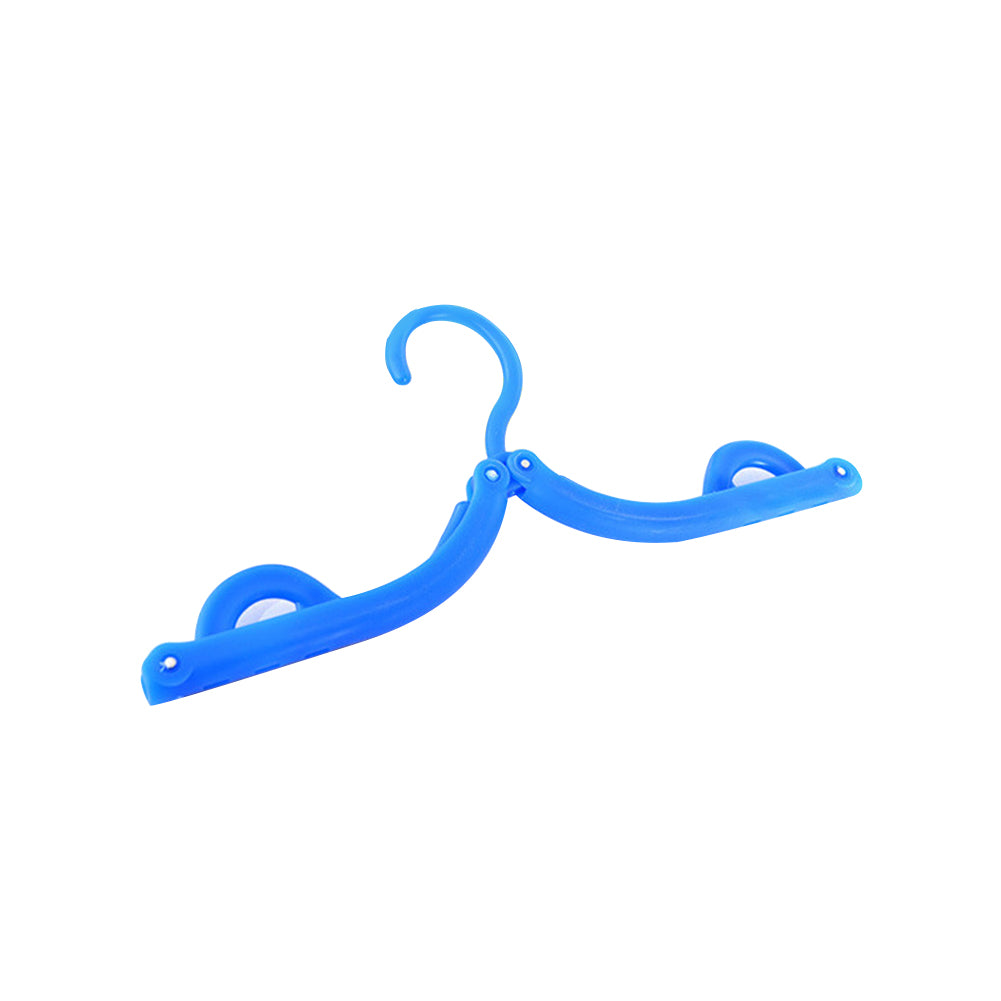 Portable Collapsible Hanger Plastic Anti-skid Clothes Holder Travel Drying Rack