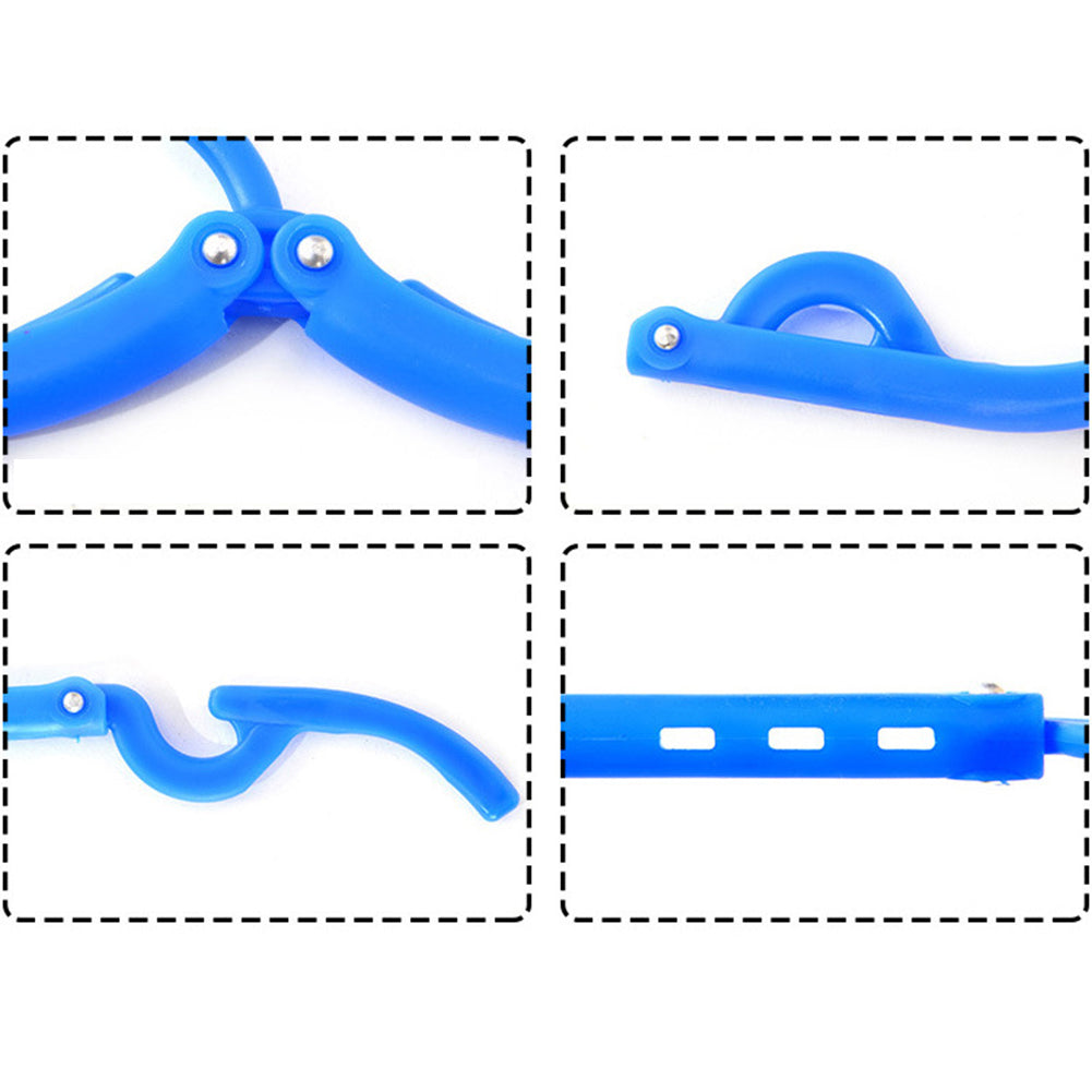 Portable Collapsible Hanger Plastic Anti-skid Clothes Holder Travel Drying Rack
