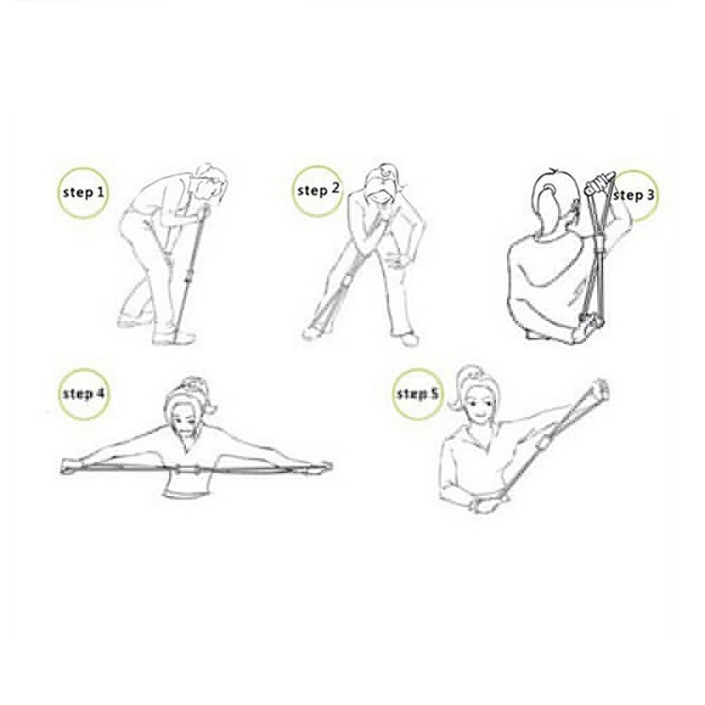 Portable Indoor Sports Chest Expander Puller Exercise Fitness Resistance Band