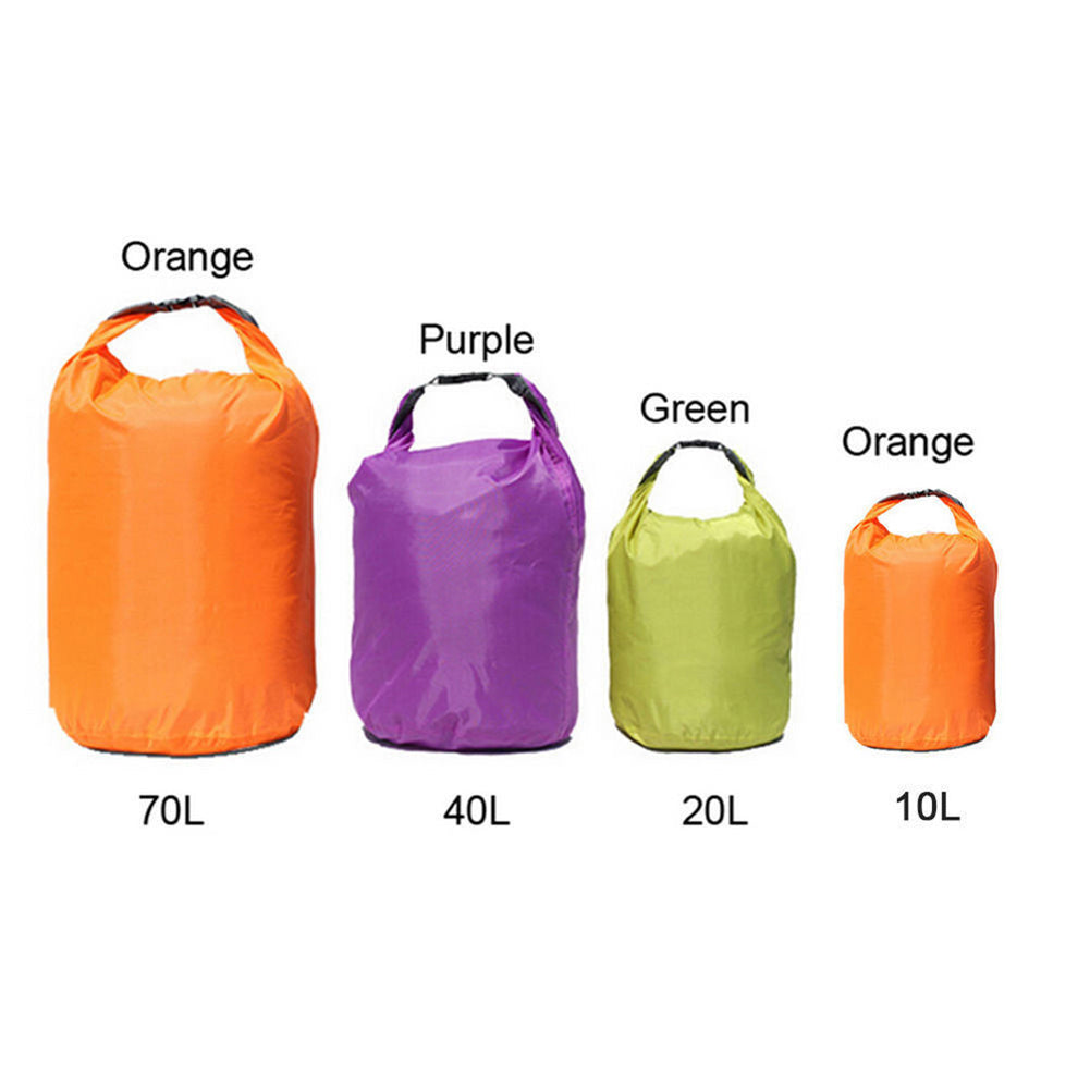 10/20/40/70L Water Resistant Waterproof Dry Bag for Outdoor Rafting Floating