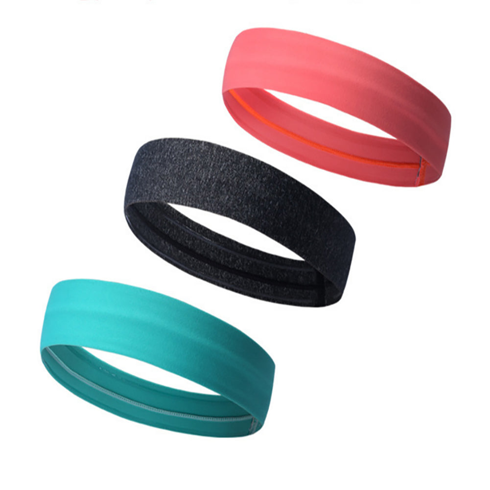 Women Sport Headband Yoga Cycling Fitness Exercise Hairband Elastic Sweatband