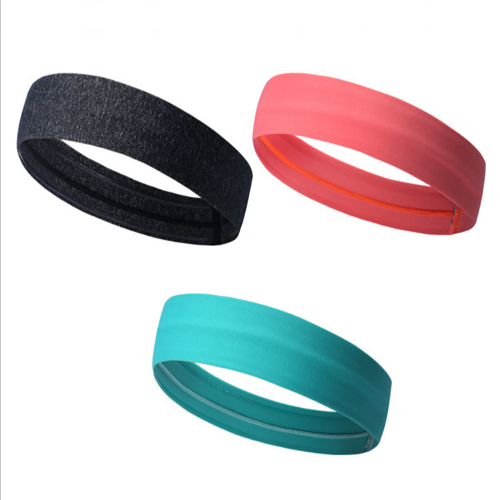 Women Sport Headband Yoga Cycling Fitness Exercise Hairband Elastic Sweatband