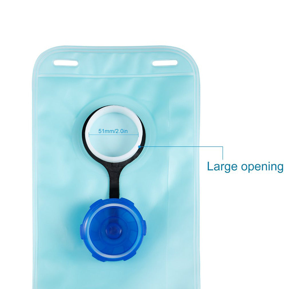 2L Bicycle Cycling Wide Mouth Water Bladder Bag Hydration for Outdoor Sports