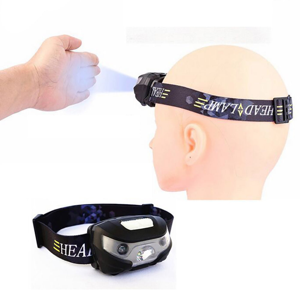 Waterproof Outdoor Camping USB Charging LED Headlight Body Motion Sensor Lamp