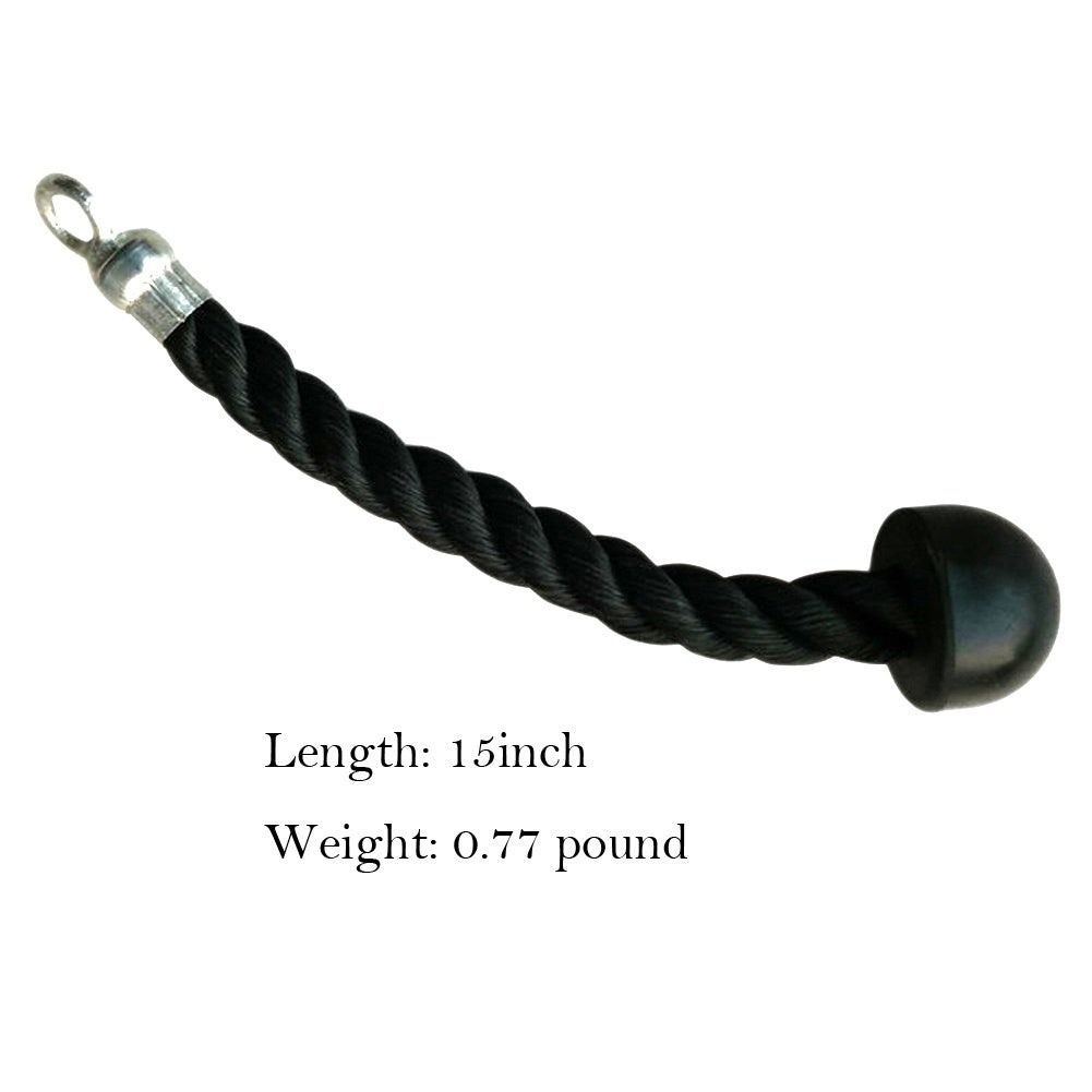Heavy Duty Fitness Tricep Training Rope Exerciser Strength for Body Building