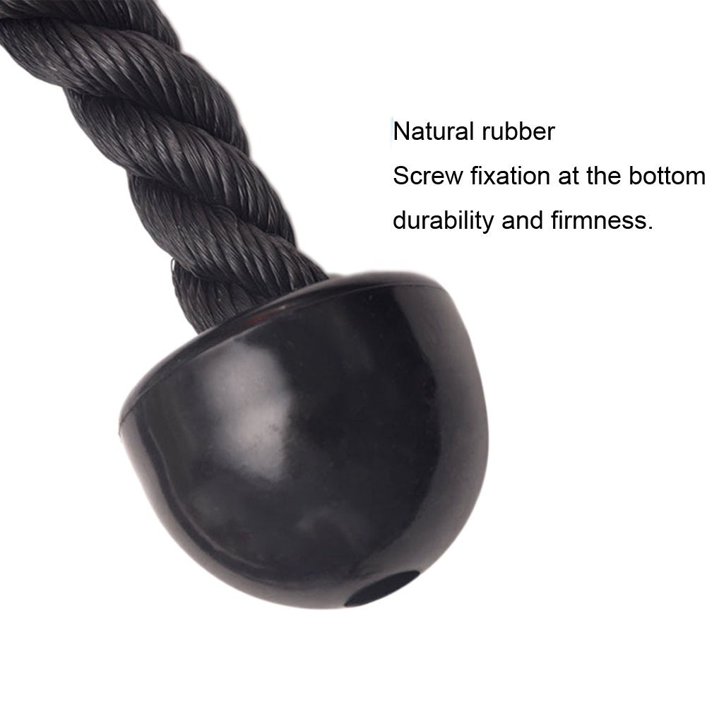 Heavy Duty Fitness Tricep Training Rope Exerciser Strength for Body Building