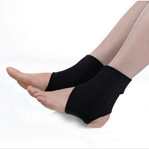 2 Pcs Ankle Brace Support Spontaneous Heating Protection Magnetic Therapy Belt