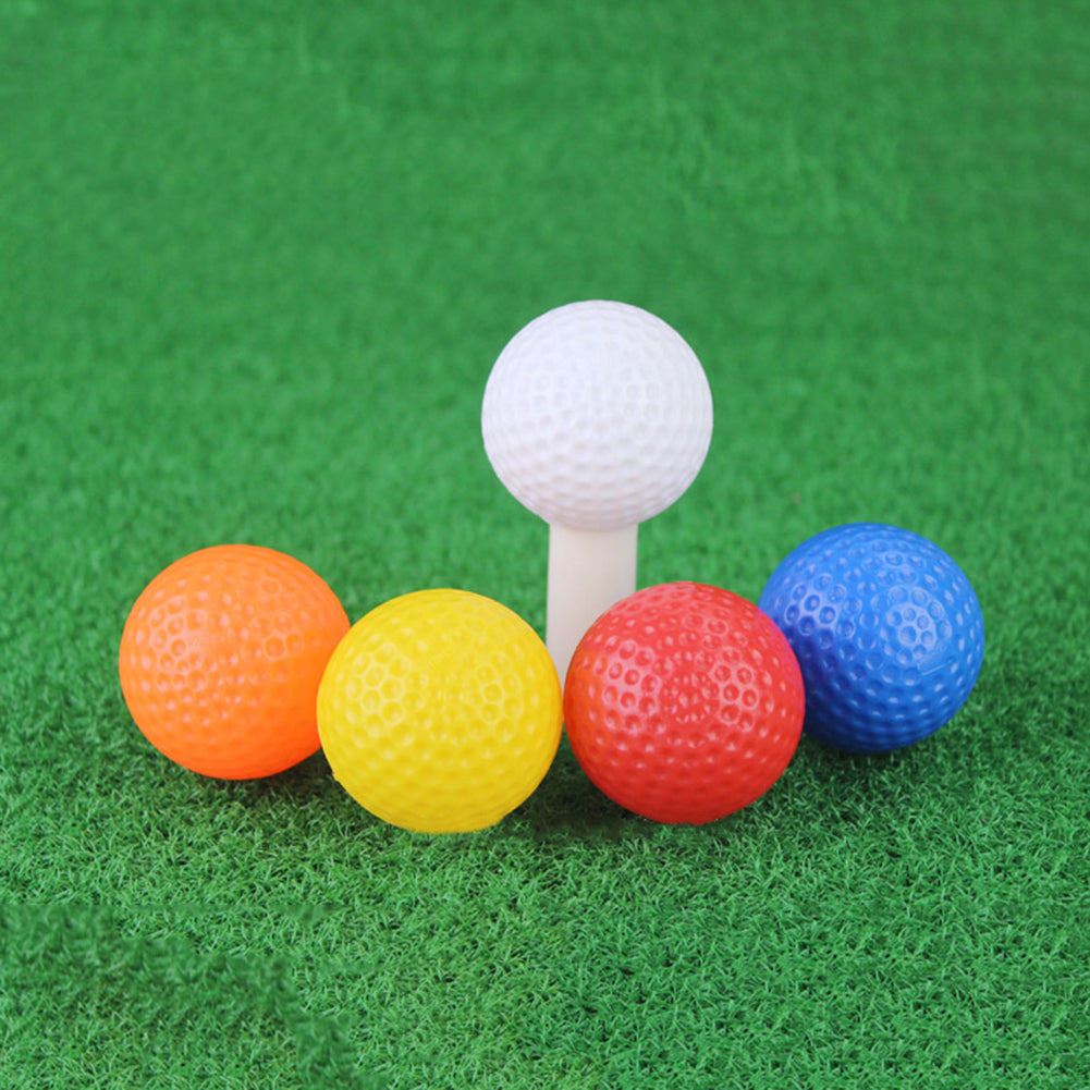 10Pcs Hollow Practice Golf Sports Gym Playing Ball Toy for Indoor Training