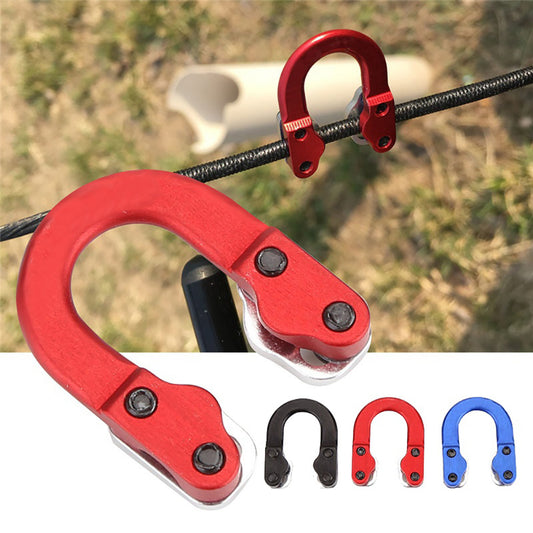 Durable Metal Hunting D Loop D-ring Buckle Archery Bow Arrow Shooting Part Tool