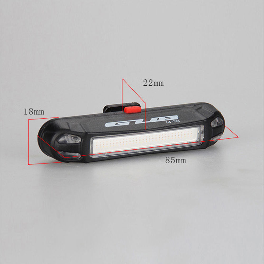 Rechargeable LED USB Mountain Bike Taillight Safety Warning Bicycle Rear Light