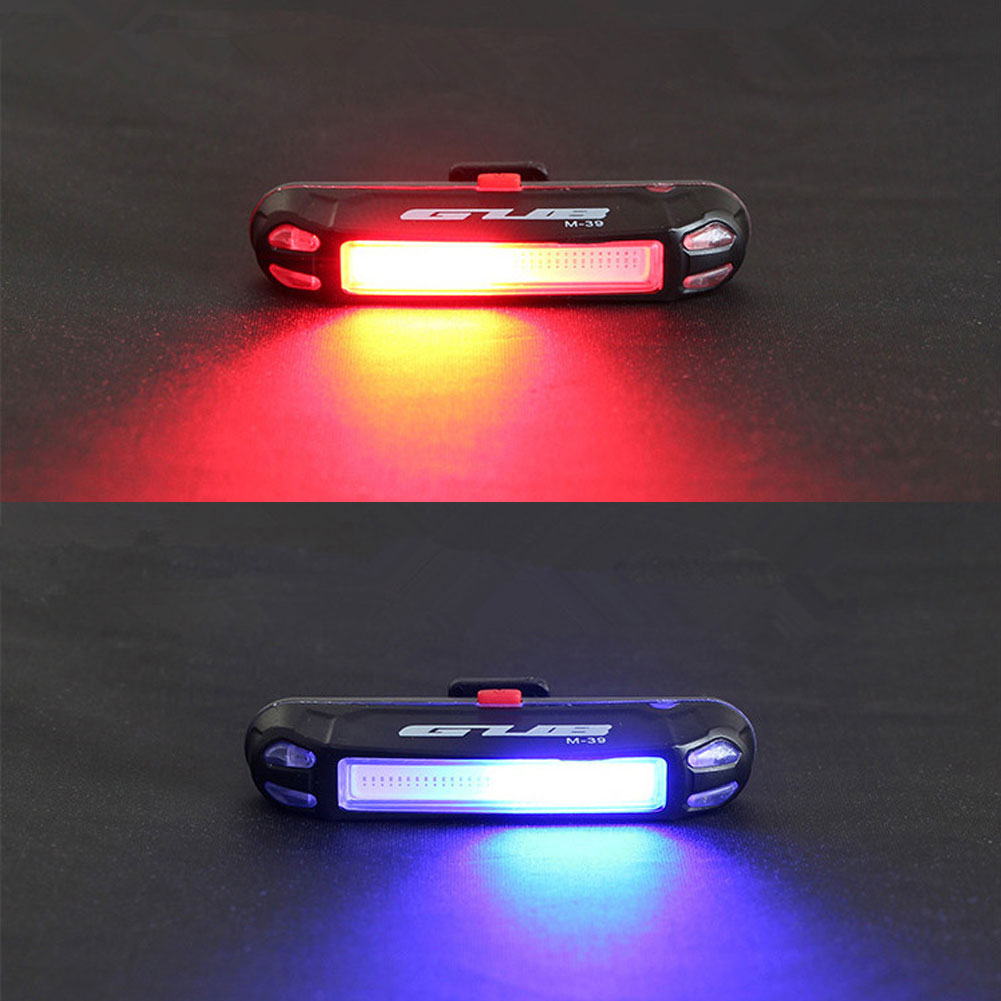 Rechargeable LED USB Mountain Bike Taillight Safety Warning Bicycle Rear Light