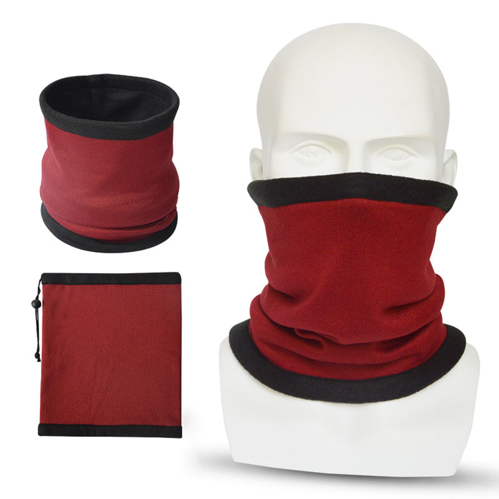 Winter Warm Outdoor Cycling Skiing Unisex Neck Gaiter Scarf Beanie Cap Mask