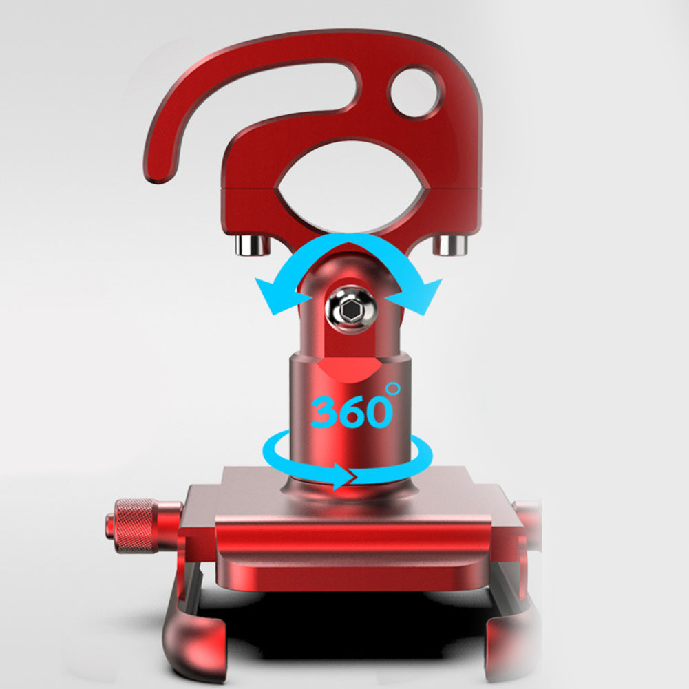 Universal CNC Aluminum Alloy Bicycle MTB Bike Rotation Phone Rack Bracket Holder