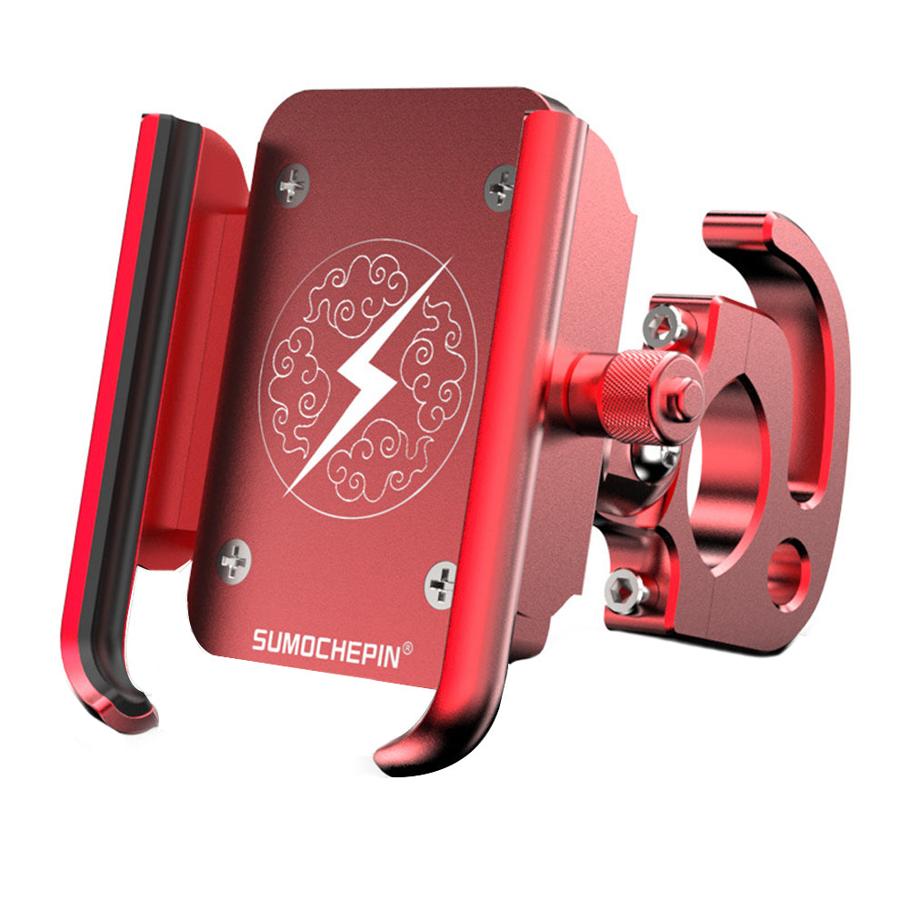 Universal CNC Aluminum Alloy Bicycle MTB Bike Rotation Phone Rack Bracket Holder
