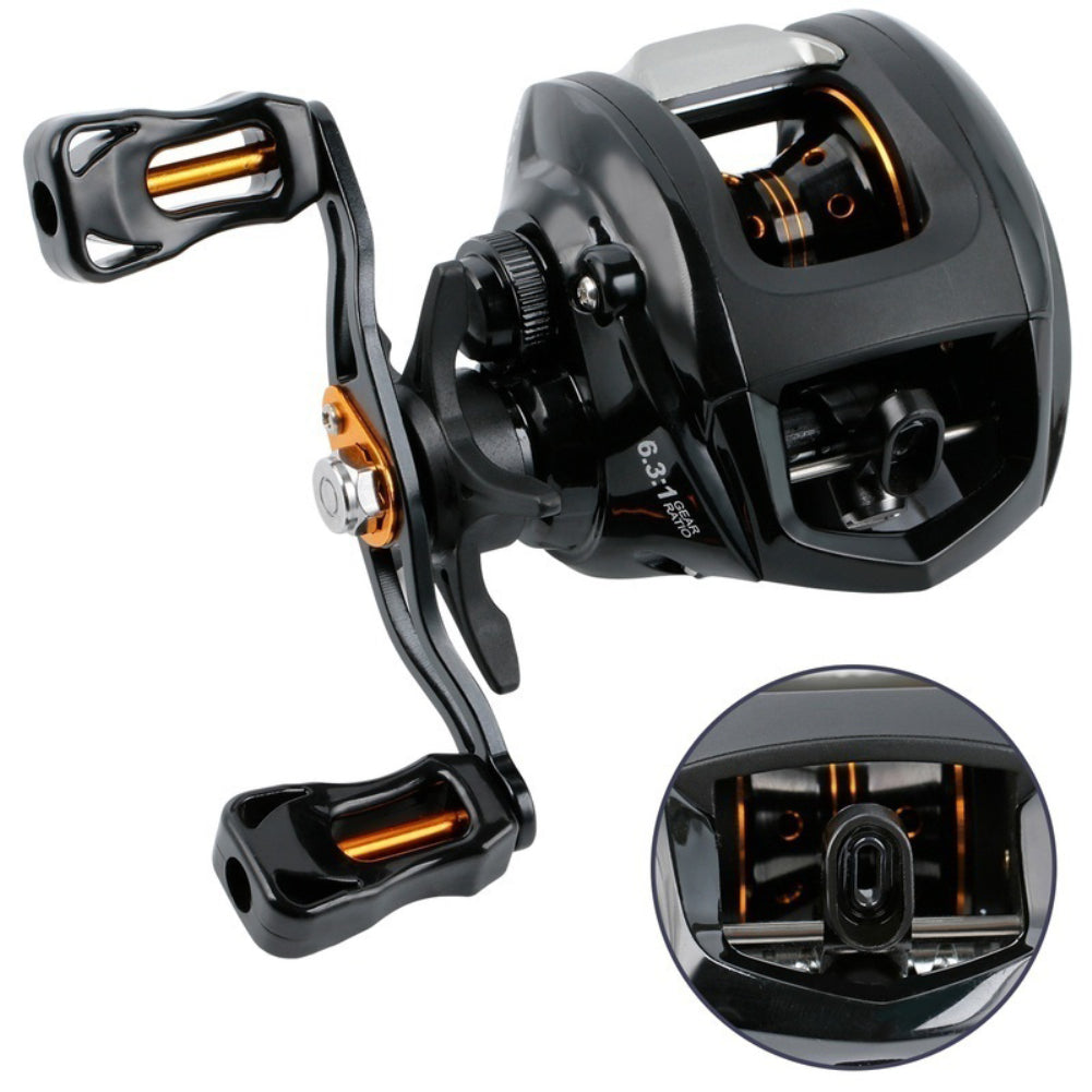 13 Ball Bearing 6.3:1 Ultra-Light Left/Right Hand Baitcasting Fishing Reel