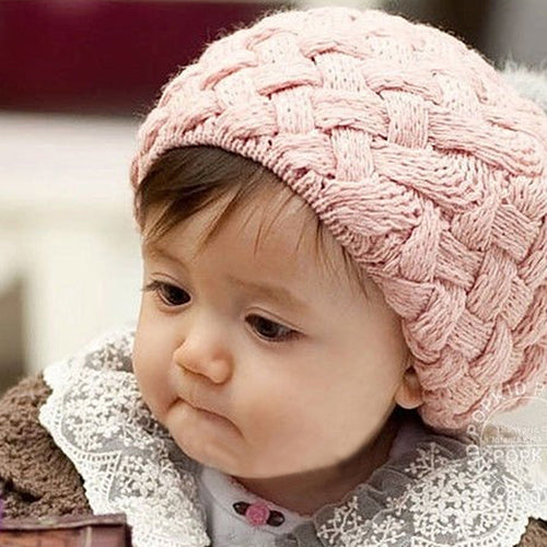 Cute Baby Infant Girls Boys Toddler Winter Warm Knitted Crochet Hat Beanie Cap