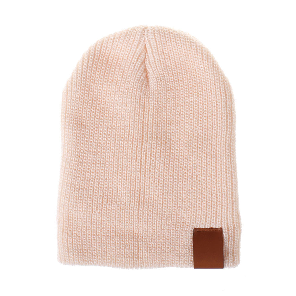 Stylish Knitted Elastic Beanie Cap Children Kids Autumn Winter Soft Warm Hat