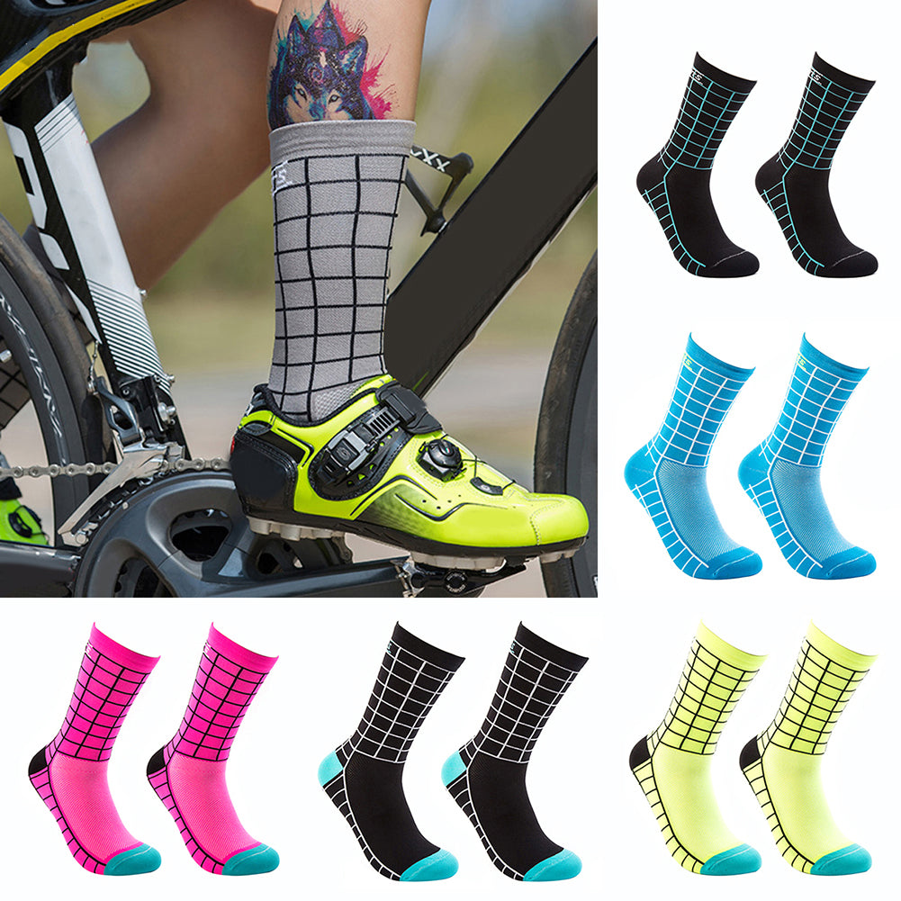 Running Cycling Men Women Breathable Sports Outdoor Basketball Mid Calf Socks
