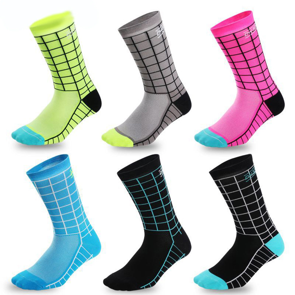 Running Cycling Men Women Breathable Sports Outdoor Basketball Mid Calf Socks
