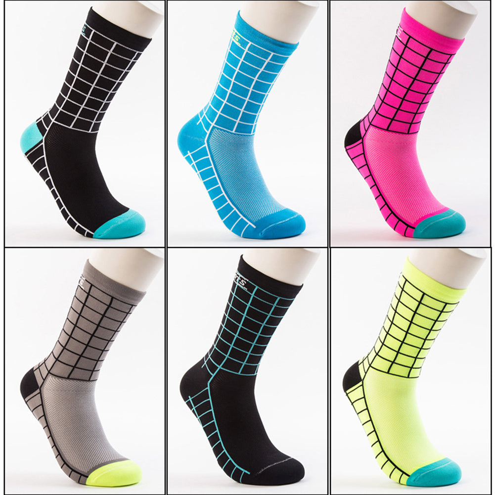 Running Cycling Men Women Breathable Sports Outdoor Basketball Mid Calf Socks