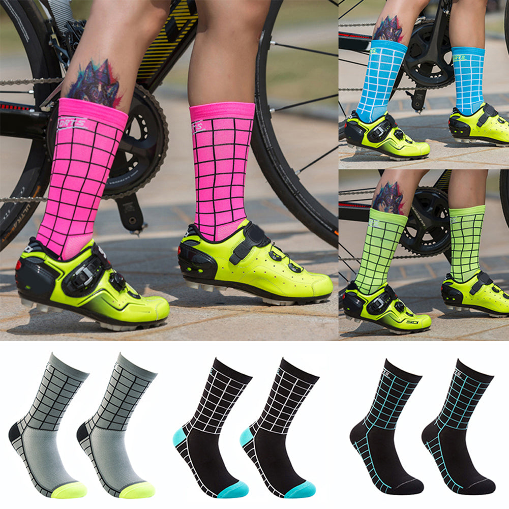 Running Cycling Men Women Breathable Sports Outdoor Basketball Mid Calf Socks