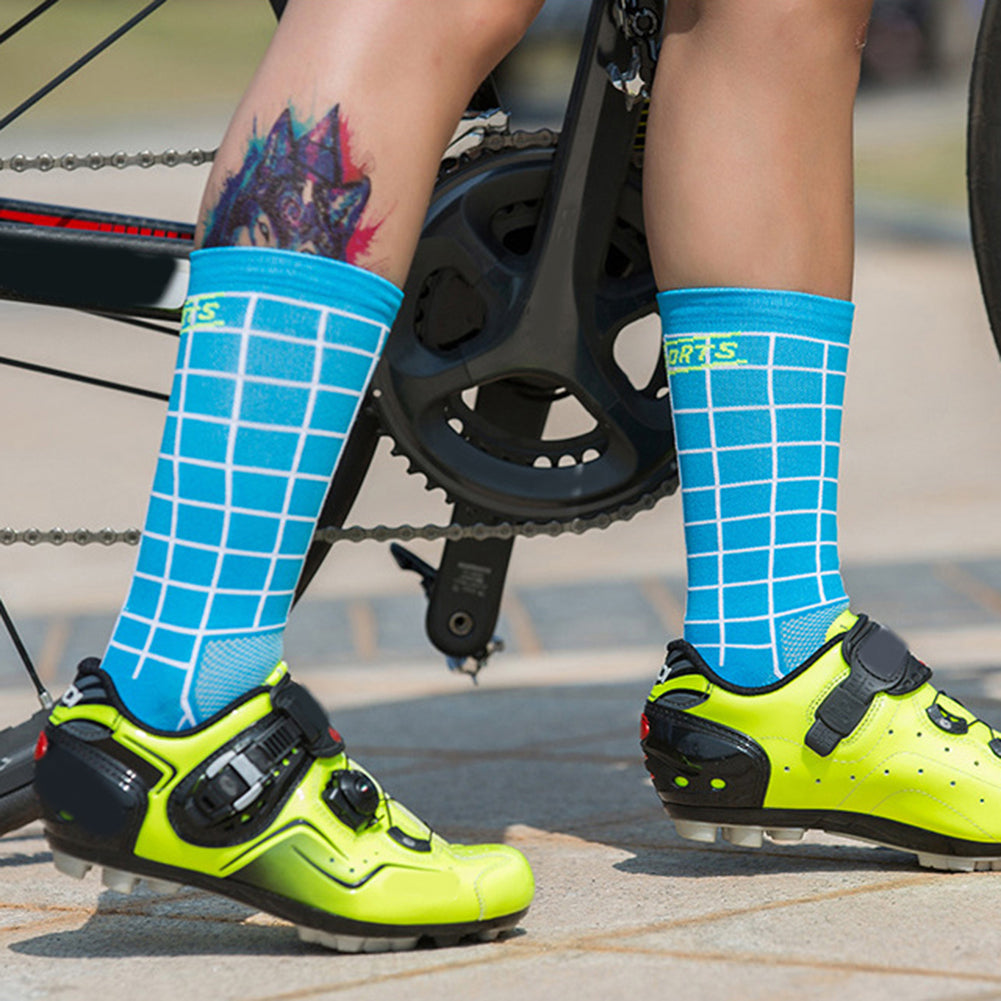 Running Cycling Men Women Breathable Sports Outdoor Basketball Mid Calf Socks