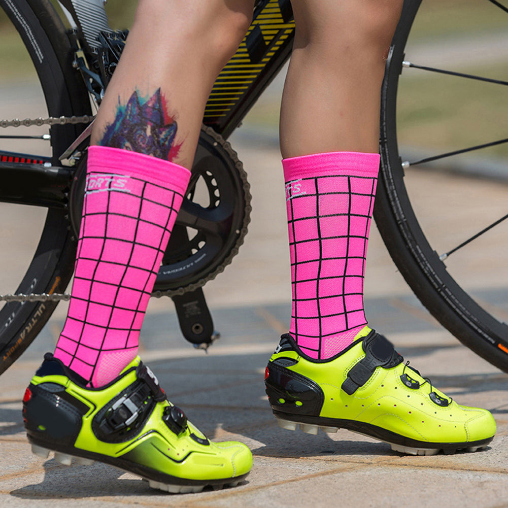 Running Cycling Men Women Breathable Sports Outdoor Basketball Mid Calf Socks