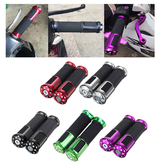 2Pcs Universal Motorcycle 22mm Handle Bar Hand Grips ATV for Honda Yamaha Suzuki