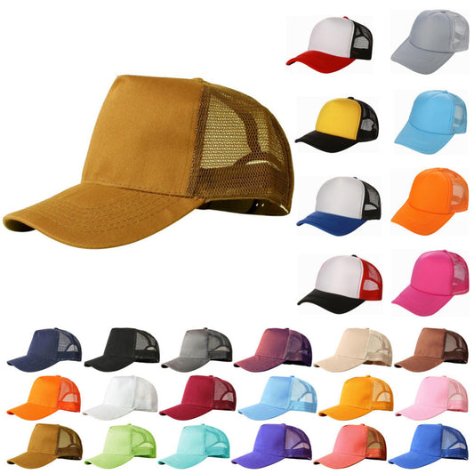 Adjustable Unisex Outdoor Sport Tennis Golf Mesh Baseball Cap Snapback Hat