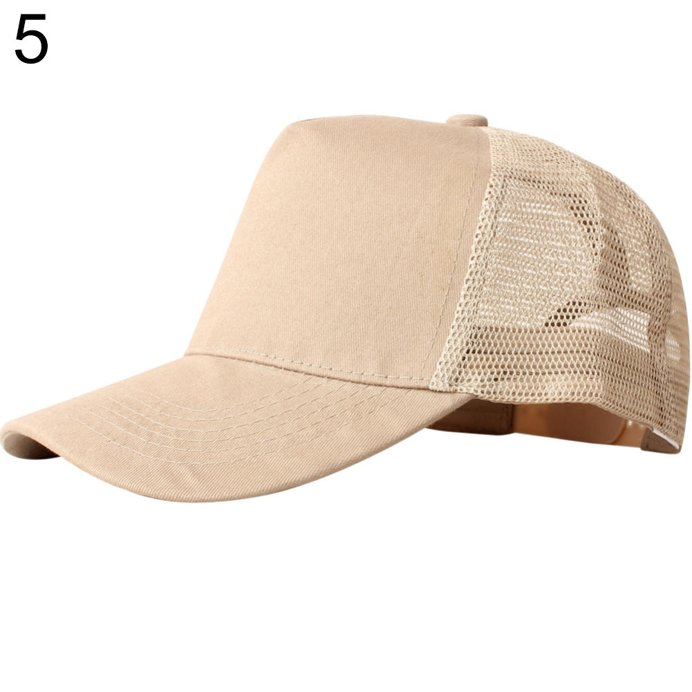 Adjustable Unisex Outdoor Sport Tennis Golf Mesh Baseball Cap Snapback Hat