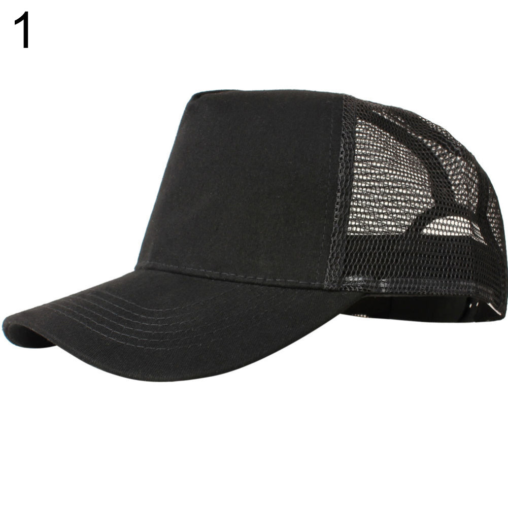 Adjustable Unisex Outdoor Sport Tennis Golf Mesh Baseball Cap Snapback Hat
